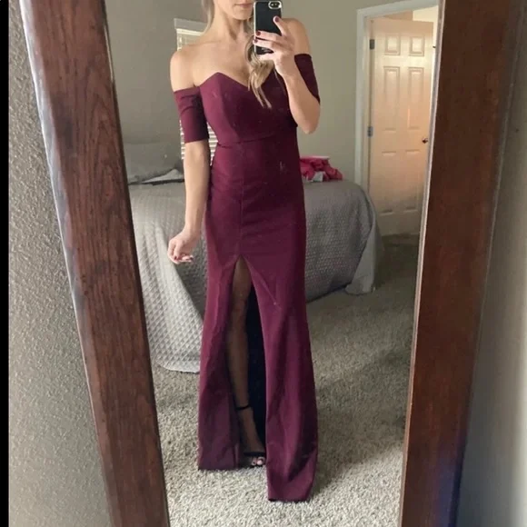 burgundy dress lulu Aniye By Woman Midi Bustier Dress Lulu Full Sequins 181466 BURGUNDY :AI25 –  Khloefemme